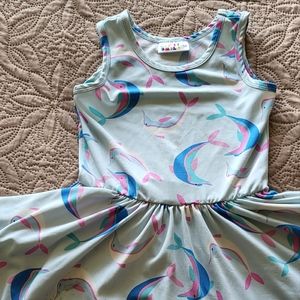 Dot dot smile dolphin tank dress
